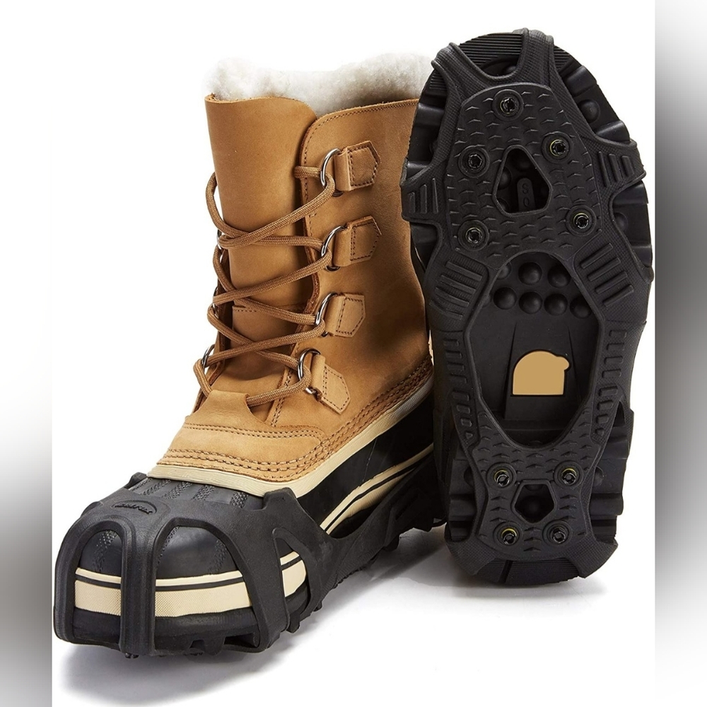 ICETRAX Ice Cleats L/XL Carbon Steel Hex Spikes